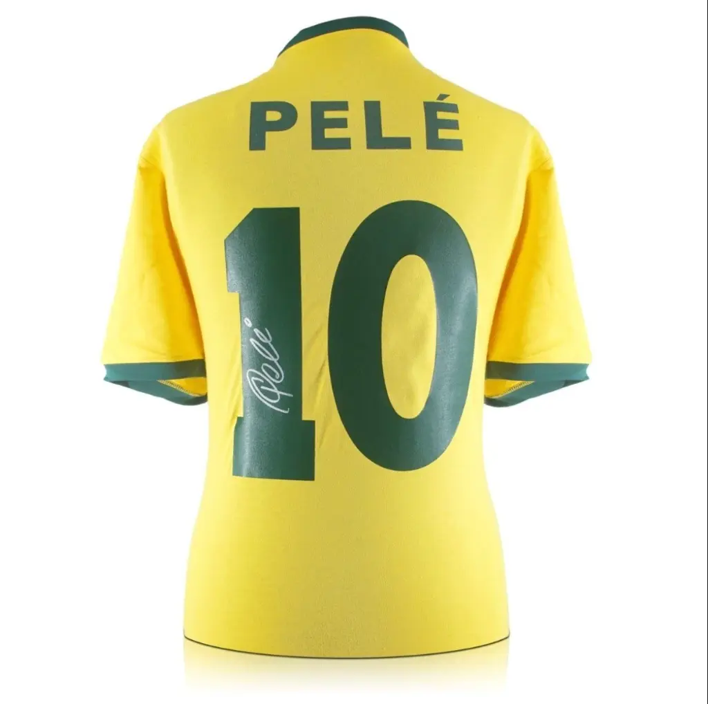 Brazil - Football World Championships - Pele- Premium Frame – Museum Quality- Jersey 2025-11-16 at 9.20.50 AM.webp