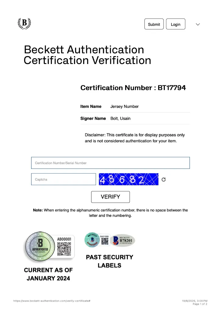 Certificate Verification| Beckett Authentication Services 2.webp