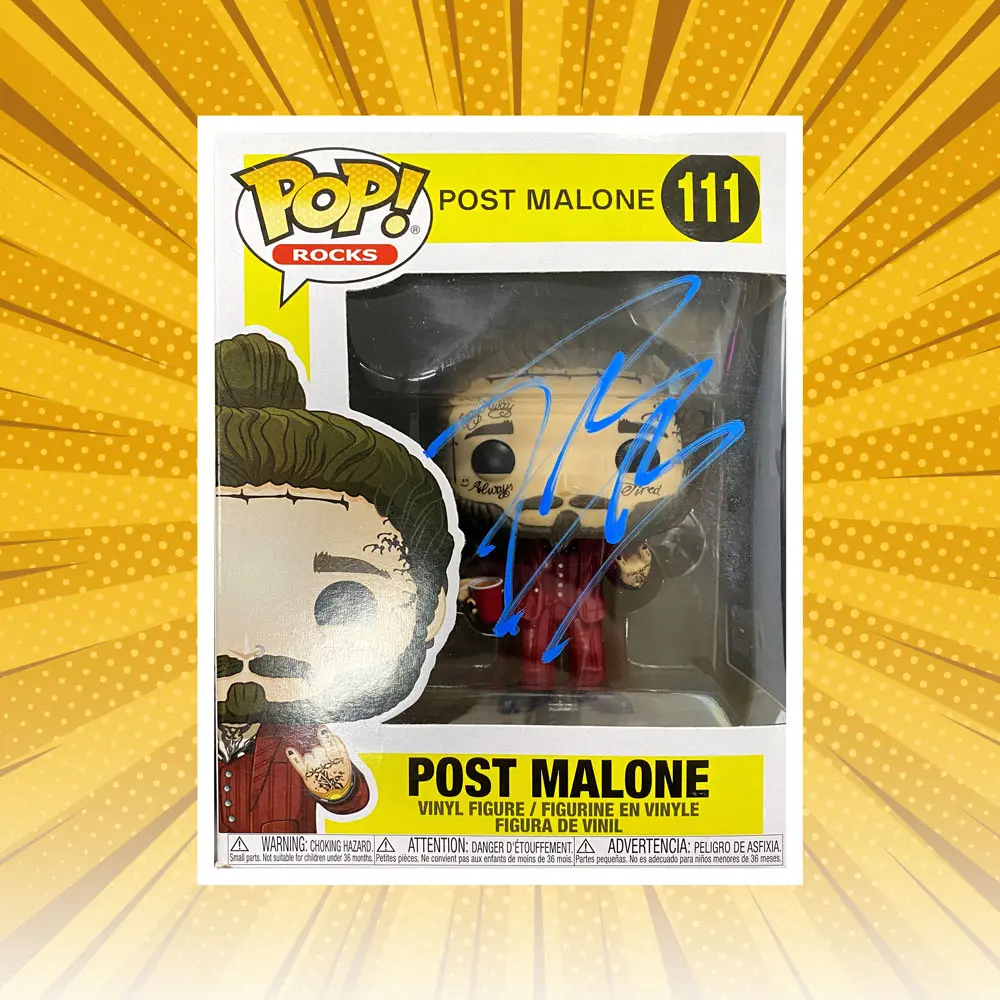 Post Malone Signed Funko Pop! | Beckett Authenticated Collectible
