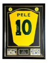 Pelé Signed Retro Brazil 1970 #10 Shirt – Premium Framed Collector's Piece