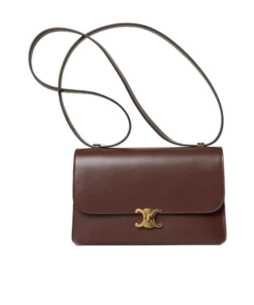 Celine Le 17 in Calfskin (Chestnut)