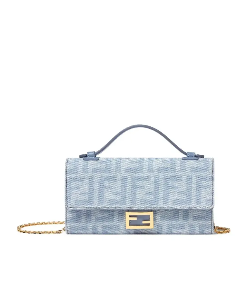 Fendi Baguette Chained Continental Wallet