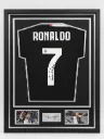 Cristiano Ronaldo Signed Juventus 2019-20 Home Shirt – Premium Framed with Exclusive Memorabilia COA