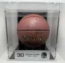 Stephen Curry Signed Golden State Warriors Basketball - JSA Certified with Luxury Display Case