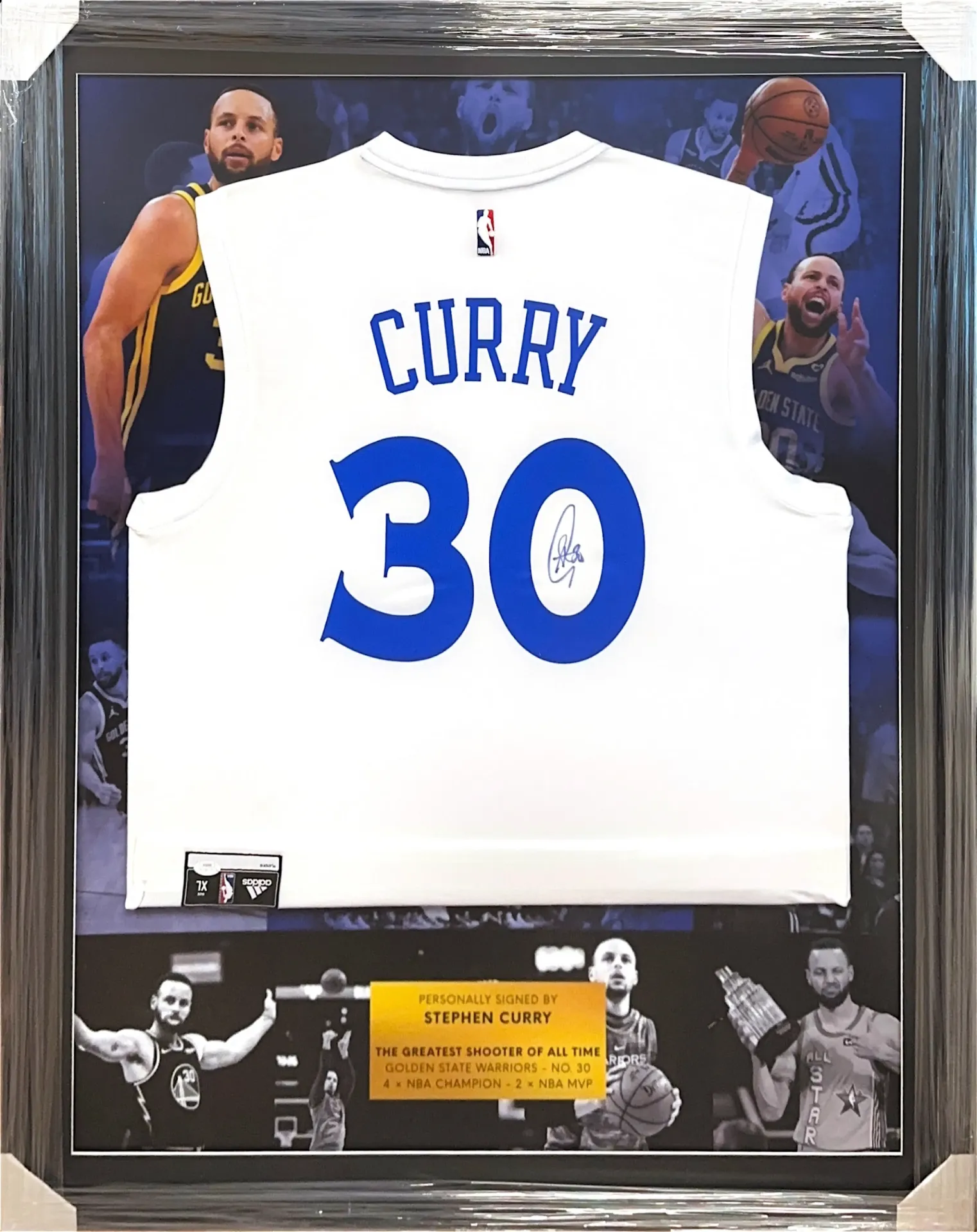 Stephen Curry Signed Golden State Warriors 2017 Championship Jersey - JSA Certified & Hologram - Rare Collectible