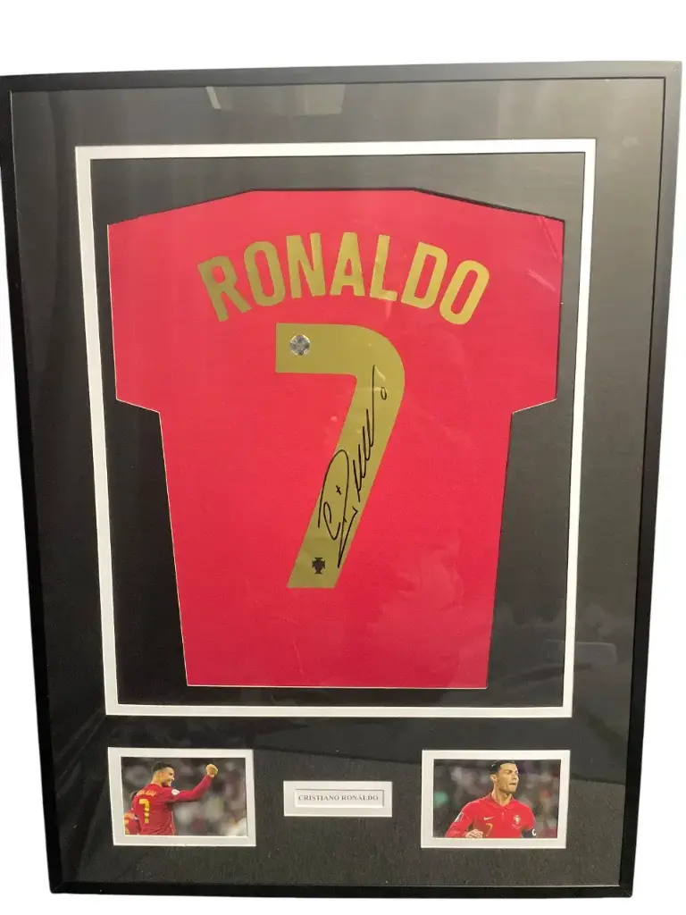 Framed & Signed Cristiano Ronaldo Portugal #7 Match Shirt - 2020 - Limited Edition - COA
