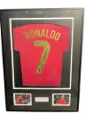 Framed & Signed Cristiano Ronaldo Portugal #7 Match Shirt - 2020 - Limited Edition - COA