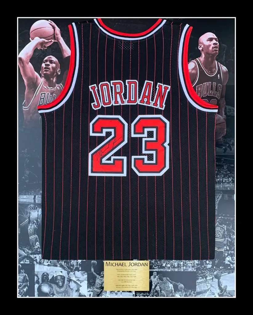 Michael Jordan Signed & Framed Chicago Bulls #23 Jersey – The Greatest of All Time