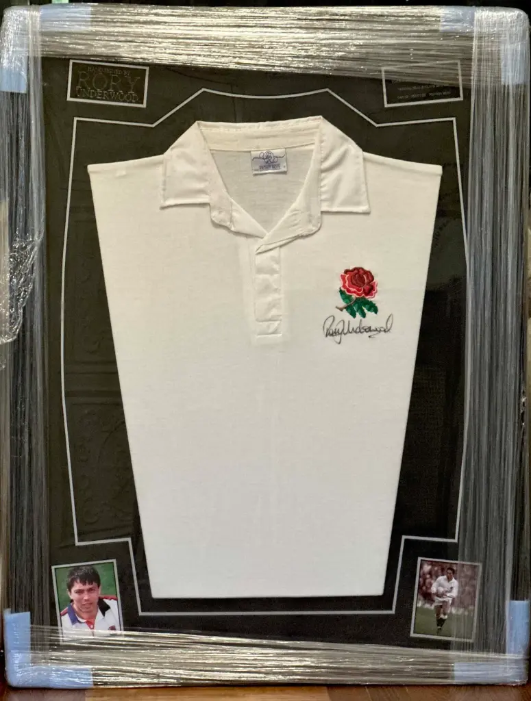[MEM00171] Rory Underwood – England's Try-Scoring Legend Signed Jersey